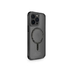 Apple iPhone 15 Pro Kılıf SkinArma Şeffaf M-safe Şarj Özellikli Kado Kartlıklı Saido Kapak