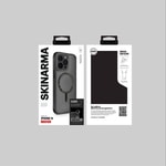 Apple iPhone 15 Pro Kılıf SkinArma Şeffaf Airbag Tasarımlı M-safe Şarj Özellikli Saido Kapak