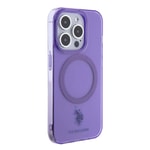 Apple iPhone 15 Pro Kılıf U.S. Polo Assn. Orjinal Lisanslı M-safe Şarj Özellikli Transparan Tasarım Kapak