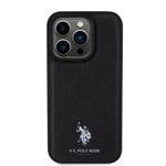 Apple iPhone 15 Pro Kılıf U.S. Polo Assn. Orjinal Lisanslı HS Desenli Baskı Logolu Suni Deri Kapak