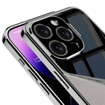 Apple iPhone 15 Pro Kılıf Ultra İnce Kamera Korumalı PC + Deri Arka Yüzey Zore X-Pro Kapak