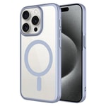 Apple iPhone 15 Pro Kılıf Wireless Şarj Özellikli Sert PC Zore Mat Riksos M-safe Kapak