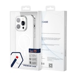 Apple iPhone 15 Pro Kılıf Wiwu MCC-101 Magnetic Crystal Sert PC Kapak