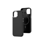 Apple iPhone 15 Pro Kılıf Wiwu SP-019 M-safe Şarj Özellikli Vegan Leather Deri Kapak