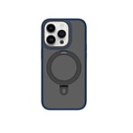 Apple iPhone 15 Pro Kılıf Wiwu ZMM-010 M-safe Şarj Özellikli Mat Arka Yüzey Standlı Kapak
