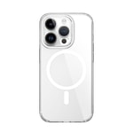 Apple iPhone 15 Pro Kılıf Wiwu ZYS-013 M-safe Şarj Özellikli Renkli Kamera Çerçeveli Şeffaf Jelly Kapak