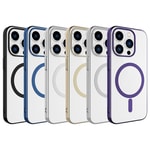 Apple iPhone 15 Pro Kılıf Zore Wireless Şarj Özellikli Pixel M-safe Kapak