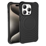 Apple iPhone 15 Pro M-safe Şarj Özellikli Airbagli Mat Görünümlü Zore Hepi Kapak
