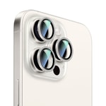 Apple iPhone 15 Pro Max CaseWorld Alloy Sparkling Diamond Serisi Taşlı Lens Koruyucu