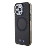 Apple iPhone 15 Pro Max Kılıf BMW M-safe Şarj Özellikli Transparan M Dizayn Orjinal Lisanslı Kapak