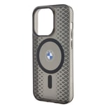 Apple iPhone 15 Pro Max Kılıf BMW M-safe Şarj Özellikli Transparan IML Signature Orjinal Lisanslı Kapak