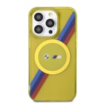 Apple iPhone 15 Pro Max Kılıf BMW M-safe Şarj Özellikli Transparan Tricolor Stripes Orjinal Lisanslı Kapak
