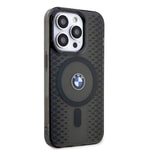 Apple iPhone 15 Pro Max Kılıf BMW M-safe Şarj Özellikli Transparan IML Signature Orjinal Lisanslı Kapak