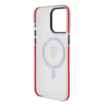 Apple iPhone 15 Pro Max Kılıf Ferrari Orjinal Lisanslı M-safe Şarj Özellikli Kontrast Bumper SF Ring Kapak
