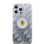 Apple iPhone 15 Pro Max Kılıf Ferrari Orjinal Lisanslı M-safe Şarj Özellikli Multi SF Kapak