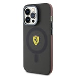 Apple iPhone 15 Pro Max Kılıf Ferrari Orjinal Lisanslı M-safe Şarj Özellikli Kontrast Bumper Kapak