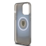 Apple iPhone 15 Pro Max Kılıf Ferrari Orjinal Lisanslı M-safe Şarj Özellikli Parçalanan Noktalar Desenli Kapak