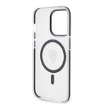 Apple iPhone 15 Pro Max Kılıf Ferrari Orjinal Lisanslı M-safe Şarj Özellikli Kontrast Bumper SF Ring Kapak