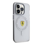 Apple iPhone 15 Pro Max Kılıf Ferrari Orjinal Lisanslı M-safe Şarj Özellikli Kontrast Bumper SF Ring Kapak