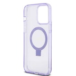 Apple iPhone 15 Pro Max Kılıf Guess Orjinal Lisanslı M-safe Şarj Özellikli Simli Arka Yüzey Ring Standlı Kapak