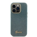 Apple iPhone 15 Pro Max Kılıf Guess Orjinal Lisanslı Yazı Logolu Glitter Glossy Script Kapak