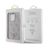 Apple iPhone 15 Pro Max Kılıf Guess Orjinal Lisanslı M-safe Şarj Özellikli Small 4G Classic Kapak