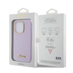 Apple iPhone 15 Pro Max Kılıf Guess Orjinal Lisanslı Yazı Logolu Glitter Glossy Script Kapak