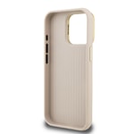 Apple iPhone 15 Pro Max Kılıf Guess Orjinal Lisanslı Grained Yazı Logolu Kamera Standlı Kapak