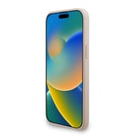 Apple iPhone 15 Pro Max Kılıf Guess Orjinal Lisanslı M-safe Şarj Özellikli PU Deri Bilek Askı İpli Yazı Logolu Kapak