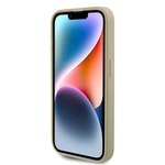 Apple iPhone 15 Pro Max Kılıf Guess Orjinal Lisanslı 4G Büyük Metal Logolu Glitter Kapak