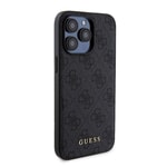 Apple iPhone 15 Pro Max Kılıf Guess Orjinal Lisanslı M-safe Şarj Özellikli Yazı Logolu 4G Desenli Kapak + Powerbank 5000mAh 2in1 Set