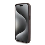 Apple iPhone 15 Pro Max Kılıf Guess Orjinal Lisanslı M-safe Şarj Özellikli Yazı Logolu 4G Desenli Kapak + Powerbank 5000mAh 2in1 Set