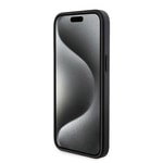 Apple iPhone 15 Pro Max Kılıf Guess Orjinal Lisanslı M-safe Şarj Özellikli Yazı Logolu 4G Desenli Kapak + Powerbank 5000mAh 2in1 Set