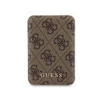Apple iPhone 15 Pro Max Kılıf Guess Orjinal Lisanslı M-safe Şarj Özellikli Yazı Logolu 4G Desenli Kapak + Powerbank 5000mAh 2in1 Set