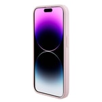 Apple iPhone 15 Pro Max Kılıf Guess Orjinal Lisanslı M-safe Şarj Özellikli Yazı Logolu GCube Desenli Kapak