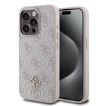 Apple iPhone 15 Pro Max Kılıf Guess Orjinal Lisanslı M-safe Şarj Özellikli Small 4G Classic Kapak