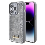 Apple iPhone 15 Pro Max Kılıf Guess Orjinal Lisanslı Pullu Arka Yüzey Metal Yazı Logolu Sequin Script Kapak