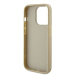 Apple iPhone 15 Pro Max Kılıf Guess Orjinal Lisanslı 4G Büyük Metal Logolu Glitter Kapak