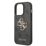 Apple iPhone 15 Pro Max Kılıf Guess Orjinal Lisanslı M-safe Şarj Özellikli Grained Triangle Kapak