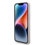 Apple iPhone 15 Pro Max Kılıf Guess Orjinal Lisanslı PU Deri Askılı Taşlı Üçgen Logo 4G Desenli Strass Crossbody Kapak