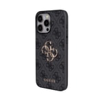 Apple iPhone 15 Pro Max Kılıf Guess Orjinal Lisanslı PU Deri 4G Büyük Metal Logolu Çapraz Vücut Askılı Kapak