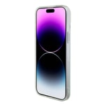Apple iPhone 15 Pro Max Kılıf Guess Orjinal Lisanslı M-safe Şarj Özellikli Yazı Logolu Iridescent Kapak