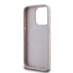 Apple iPhone 15 Pro Max Kılıf Guess Orjinal Lisanslı M-safe Şarj Özellikli Small 4G Classic Kapak