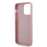 Apple iPhone 15 Pro Max Kılıf Guess Orjinal Lisanslı M-safe Şarj Özellikli Yazı Logolu Circle Classic Kapak