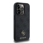 Apple iPhone 15 Pro Max Kılıf Guess Orjinal Lisanslı M-safe Şarj Özellikli Small 4G Classic Kapak