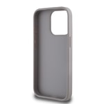 Apple iPhone 15 Pro Max Kılıf Guess Orjinal Lisanslı Gül Baskılı Büyük Metal Logo Dizaynlı Kapak