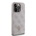 Apple iPhone 15 Pro Max Kılıf Guess Orjinal Lisanslı M-safe Şarj Özellikli Small 4G Classic Kapak