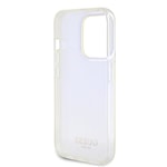 Apple iPhone 15 Pro Max Kılıf Guess Orjinal Lisanslı Yazı Logolu Mirror Disco Kapak