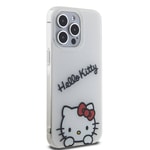 Apple iPhone 15 Pro Max Kılıf Hello Kitty Orjinal Lisanslı Askılı Yazı ve İkonik Logolu Daydreaming Kapak