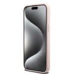 Apple iPhone 15 Pro Max Kılıf Hello Kitty Orjinal Lisanslı M-safe Şarj Özellikli Baskı Logolu Uyuyan Kitty Deri Kapak